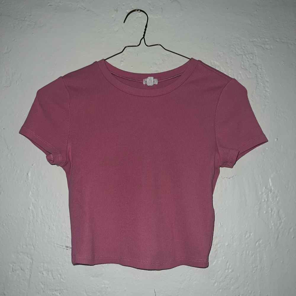 Light Pink Garage Women’s Crop Top Size Small